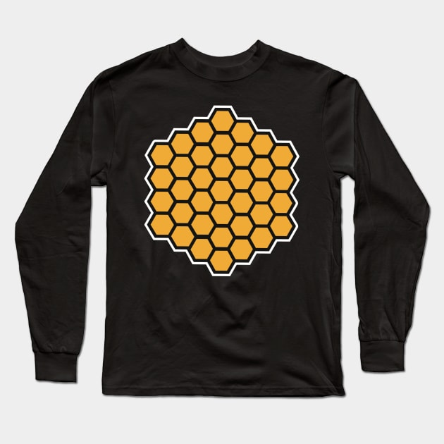 Honeycomb Long Sleeve T-Shirt by Designzz